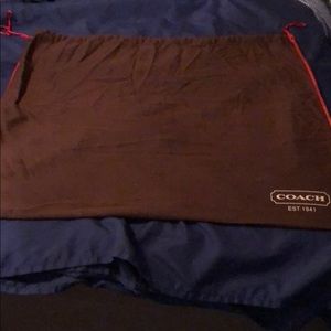 Authentic Large Coach dust bag